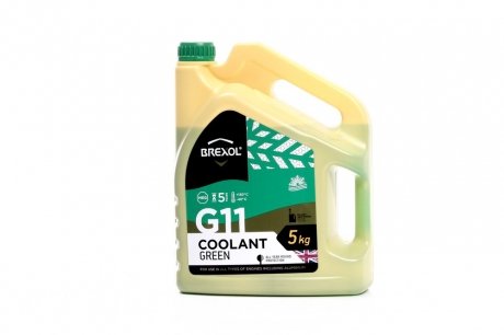 Антифриз green g11 / 5kg / BREXOL Antf-015