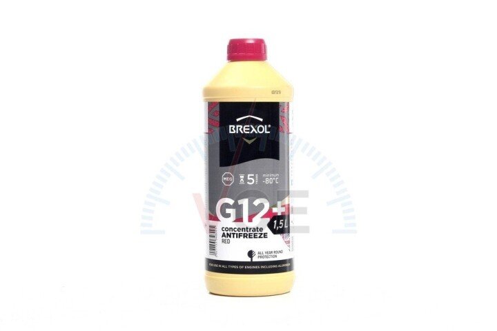 Антифриз red concentrate g12+ / -80°c / 1,5l / BREXOL Antf-026 (фото 1)