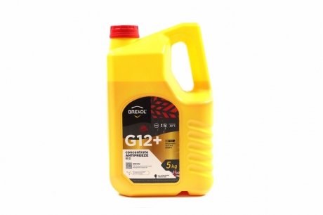 Антифриз red concentrate g12+ / -80°c / 5kg / BREXOL Antf-027 (фото 1)