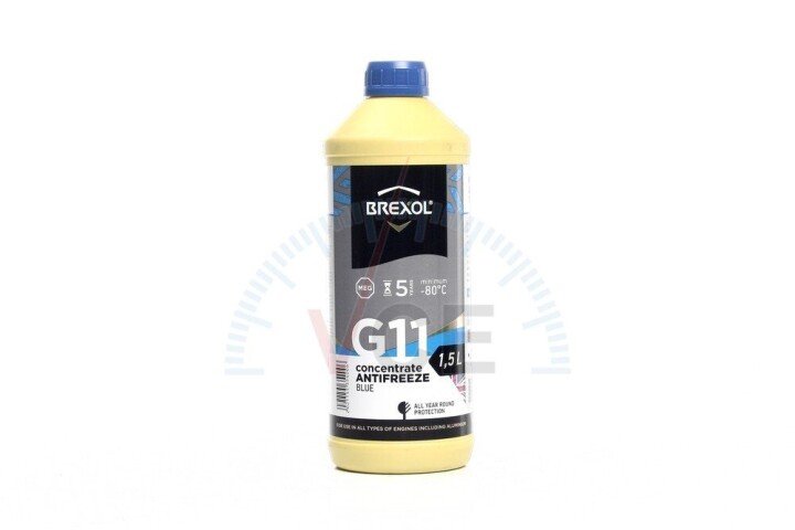 Антифриз blue concentrate g11 / -80 ° c / 1,5 l / BREXOL Antf-032 (фото 1)