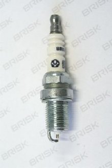 Свічка запалювання 2110-12/1117-19/2170-72/ланос (16кл) інж (зазор 0,7мм) з резистором (п/газ) (1 шт) (кратно 4) silver BRISK DR15YS