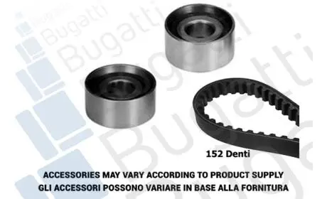 Комплект грм ducato 2.5d 90-02/jumper/boxer 2.8jtd 00-/master 2.8dti 98-01 BUGATTI BKCD0086