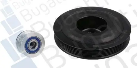 Шкив коленвала + шкив генератора a6/q7/touareg 2.7/3.0tdi 04- BUGATTI BPSD1032-ND