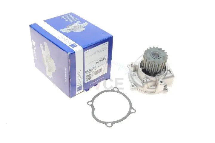 Насос воды Mazda 3/323/5/6/626/Premacy 2.0TD/DI/DITD/CD 98-10 (R/B) (6 лоп)(без прокладки) BUGATTI DSC_PA10091 (фото 1)