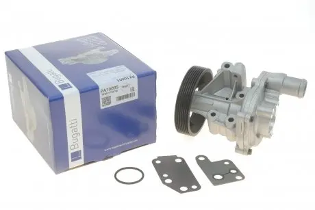 Насос воды ford transit vii/viii 2.4di/tdci/tde 00-14 (r/b) (8 лоп.) (7 кан.) (с корпусом) BUGATTI PA10095