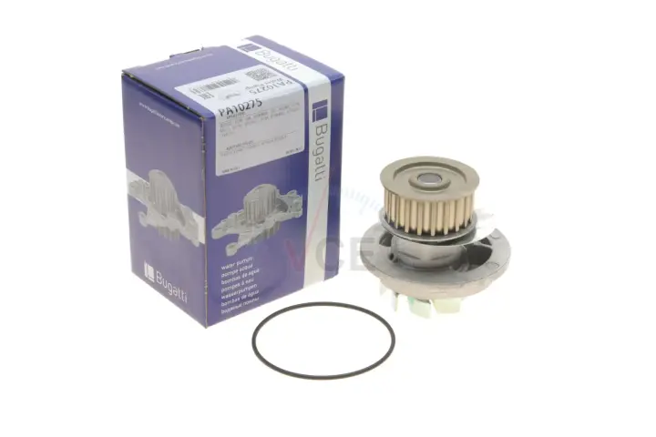 Насос води opel astra f/vectra a 1.7d/td 88-00/kadett e/ascona c 1.6d/1.7d 86-91 BUGATTI PA10275 (фото 1)