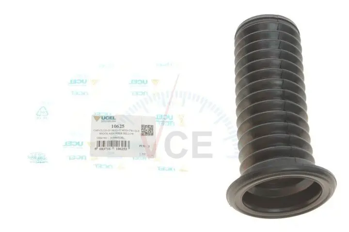 Фото 1 - Пыльник амортизатора (переднего) renault clio iii 05- ÜC-EL 10625 Пыльник амортизатора (переднего) renault clio iii 05- ÜC-EL 10625 (фото 1)