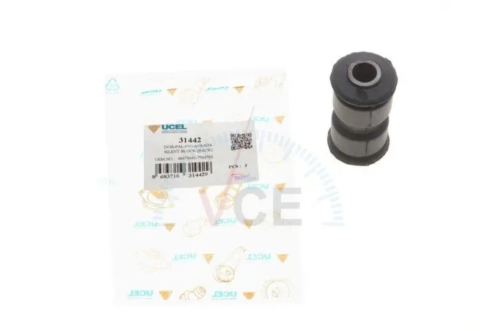 Сайлентблок рессоры (заднее) fiat doblo 01- ÜC-EL 31442 (фото 1)