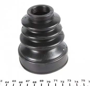 Пиловник ШРКШ (внутрішній) citroen c2/c3 peugeot partner 1.4 96- (27x62x88) ÜC-EL 41732-T