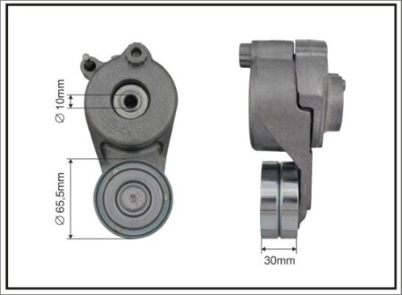 Натяжник паску приводного om642 db sprinter 3.0 cdi 06- CAFFARO 130000SP