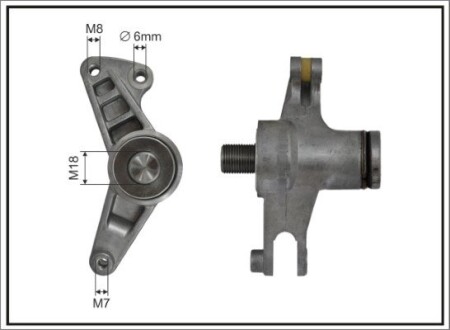 Натяжник паска приводного mb c200d 03-05 CAFFARO 131207SP