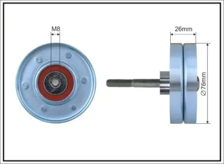 Ролик ременя генератора CAFFARO 164-20