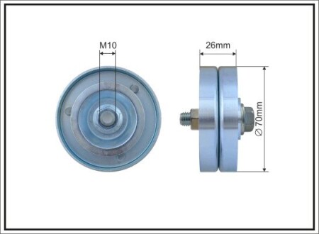 Натяжной ролик, поликлиновой ремень CAFFARO 500131