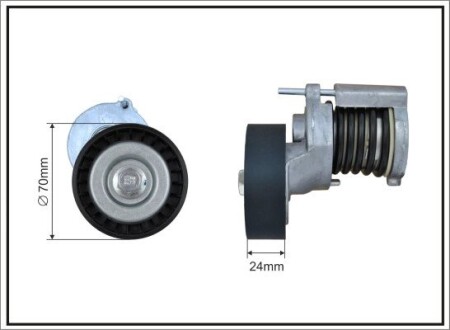 Натяжник кулич audi/seat/skoda/vw 1.9sdi/1.9tdi/2.0tdi 99- CAFFARO 500251SP