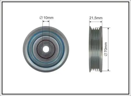 Ролик натяжний suzuki CAFFARO 500433