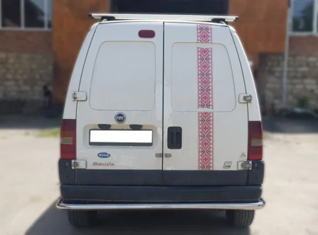 Задняя защита ak005 (нержавейка) fiat scudo 1996-2007 гг. Can Automotive DD165483