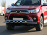 Передній захист ST015 (нерж) Toyota Hilux 2015- рр. Can Automotive DD21915 (фото 1)