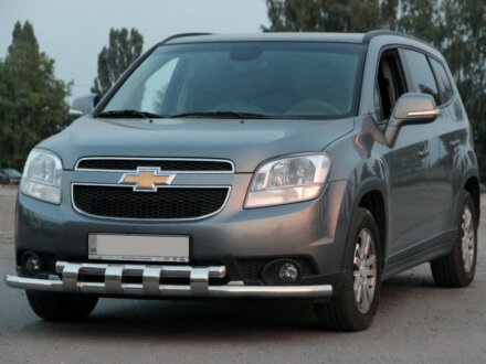 Передняя защита ST015 (нерж) Chevrolet Orlando 2010-2018 гг. Can Automotive DD22346