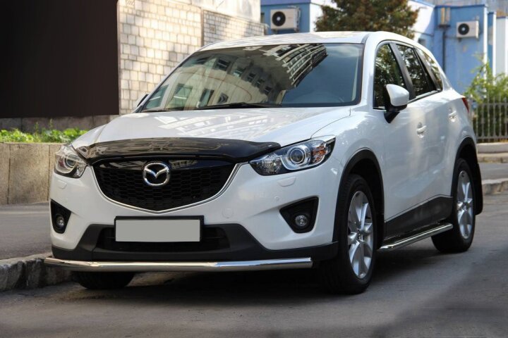 Передняя защита ST008 (нерж) Mazda CX-3 2015- гг. Can Automotive DD27693 (фото 1)