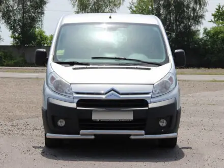 Передній захист ST009 (нерж.) 60 мм Citroen Jumpy 2007-2017 рр. Can Automotive DD27909