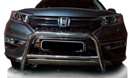 Передняя защита WT005 (2016-2019, нерж.) Honda CRV 2017-2022 гг. Can Automotive DD50825