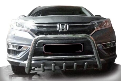 Передняя защита WT003 (2016-2019, нерж.) Honda CRV 2017-2022 гг. Can Automotive DD50826