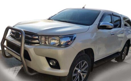 Передній захист QT007 (нерж) Toyota Hilux 2015- рр. Can Automotive DD51027