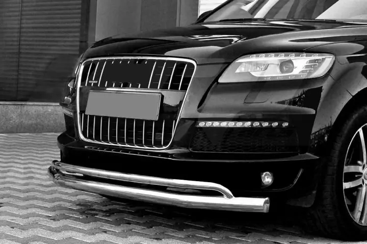 Передняя защита ST017 (нерж.) Audi Q7 2005-2015 гг. Can Automotive DD51182 (фото 1)