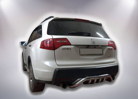 Задній захист B1-47 (нерж) Acura MDX 2007-2013 рр. Can Automotive DD59033