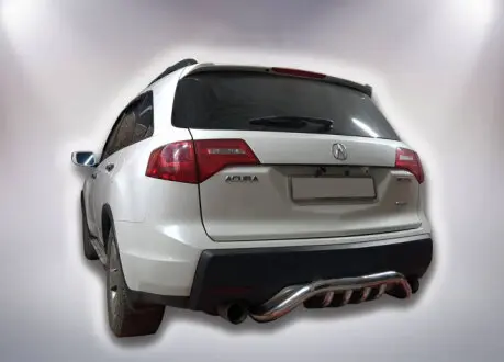 Задняя защита B1-47 (нерж) Acura MDX 2007-2013 гг. Can Automotive DD59033
