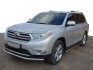 Передній захист ST014 (нерж.) d60/60 Toyota Highlander 2008-2013 рр. Can Automotive DD61477 (фото 1)