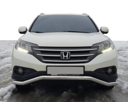 Передній захист ST007 (нерж.) Honda CRV 2012-2016 рр. Can Automotive HDCR.12.F3-04