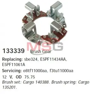 Кронштейн, угольная щетка CARGO 133339