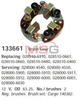 Кронштейн, угольная щетка CARGO 133661