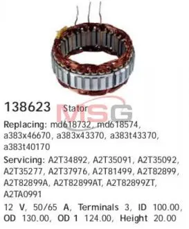 Статор, генератор CARGO 138623