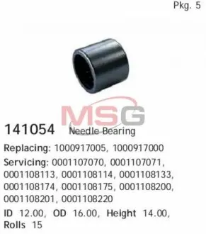 Підшипник голковий CARGO 141054