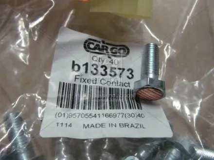 Клемма втягивающего реле CARGO B133573