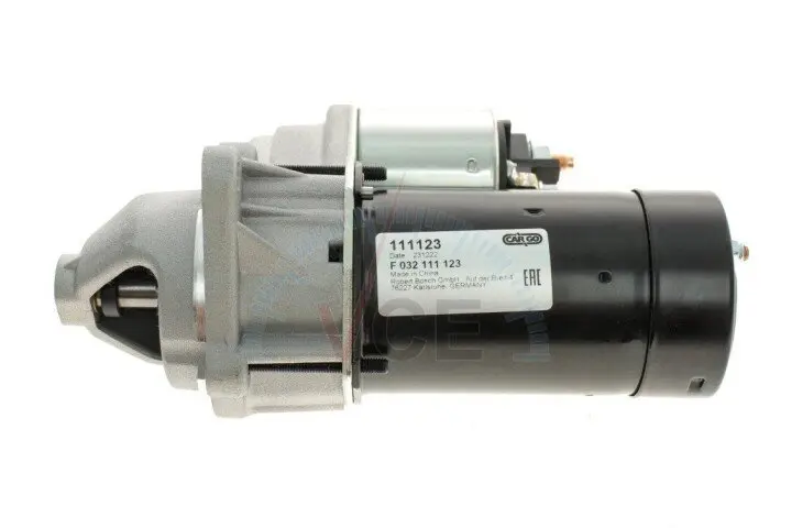 Стартер (12В, 0,9кВт, новий) CHEVROLET AVEO / KALOS, LACETTI, NUBIRA, REZZO DAEWOO ARANOS, CIELO, ESPERO, KALOS, LACETTI, LANOS, NEXIA, NUBIRA, TACUMA / REZZO FIAT STILO OPEL AGILA 1.0-2.0 09.82- CARGO F032111123 (фото 1)