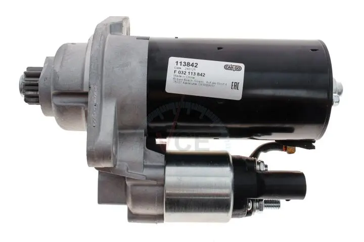 Фото 1 - Стартер VW Caddy/T5 1.9TDI 03-(1.7kw) (z=10) = 113842 CARGO F 032 113 842 Стартер VW Caddy/T5 1.9TDI 03-(1.7kw) (z=10) = 113842 CARGO F 032 113 842 (фото 1)