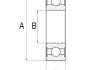 Підшипник кульковий, 623032RSRс3 FаG CARGO F032140266 (фото 2)