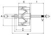 Ротор генератора CARGO F032230980 (фото 2)