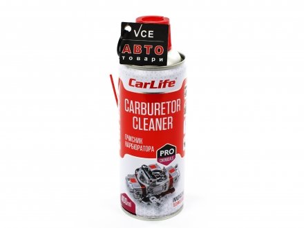Очищувач карбюратора CARBURETOR CLEANER 400ml CarLife CF400 (фото 1)
