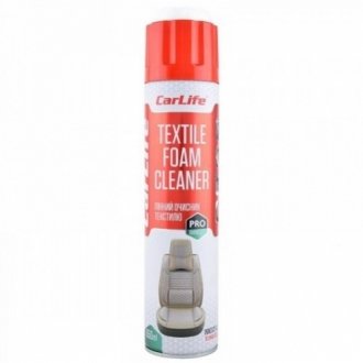 Очищувач текстилю Textile Foam Cleaner /650мл/ CarLife CF651