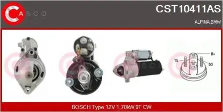 Стартер CASCO CST10411AS