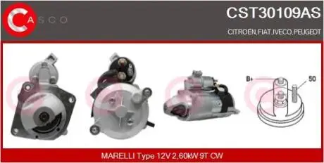 Стартер CASCO CST30109AS
