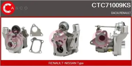 Турбокомпенсатор CASCO CTC71009KS