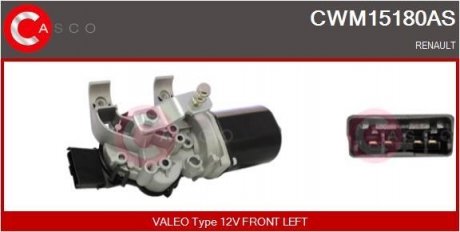 Мотор склоочисника CASCO CWM15180AS (фото 1)
