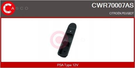 Кнопки склопідйомника CASCO CWR70007AS (фото 1)