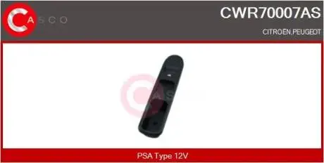 Кнопки стеклоподъемника CASCO CWR70007AS