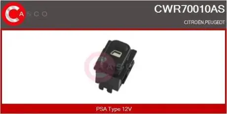 Кнопки стеклоподъемника CASCO CWR70010AS